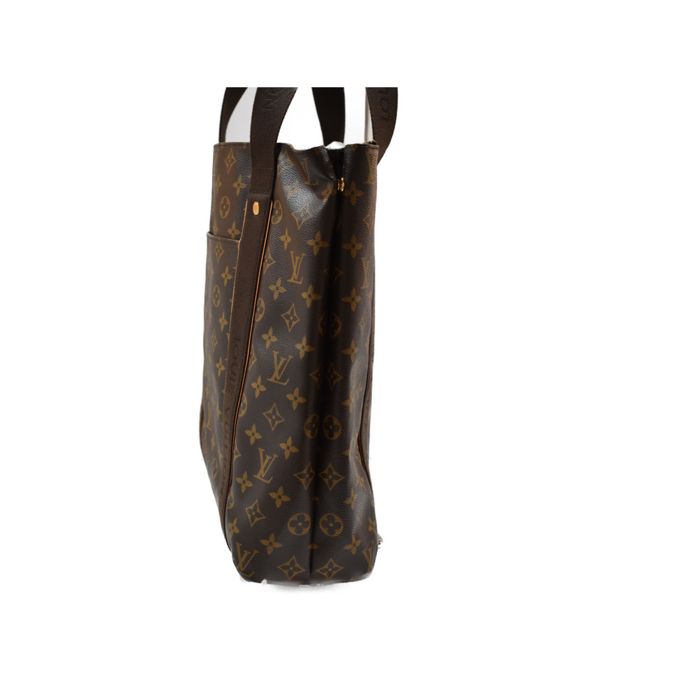 Louis Vuitton Brown Canvas Handbag Hippo Monogram Beaubourg